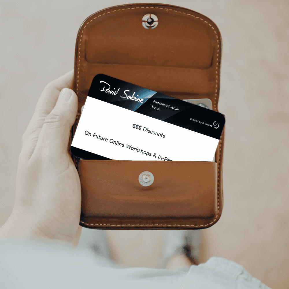 Wallet with gift card